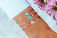 Load image into Gallery viewer, Moonstone Open Stone Cuff