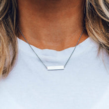 Load image into Gallery viewer, Engravable Bar Necklace