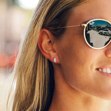 Load image into Gallery viewer, Teardrop Stone Stud Earrings