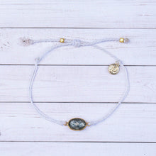 Load image into Gallery viewer, Oval Labradorite Bracelet