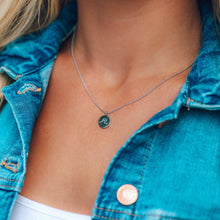 Load image into Gallery viewer, Wave Coin Necklace