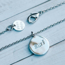 Load image into Gallery viewer, Wave Coin Necklace