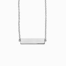 Load image into Gallery viewer, Engravable Bar Necklace
