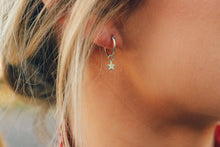 Load image into Gallery viewer, Star Hoop Earrings
