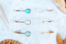 Load image into Gallery viewer, Moonstone Open Stone Cuff
