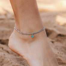 Load image into Gallery viewer, Double Chain Turtle Anklet
