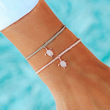 Load image into Gallery viewer, Rose Gold Save the Sea Turtles Charm
