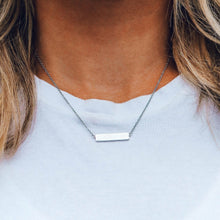 Load image into Gallery viewer, Engravable Bar Necklace
