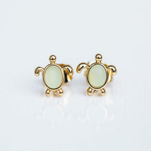 Load image into Gallery viewer, Sea Turtle Stud Earrings
