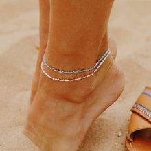 Load image into Gallery viewer, Rose Gold Stitched Beaded Anklet
