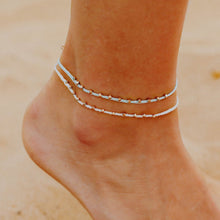 Load image into Gallery viewer, Rose Gold Stitched Beaded Anklet
