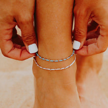 Load image into Gallery viewer, Rose Gold Stitched Beaded Anklet
